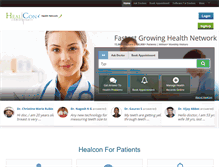 Tablet Screenshot of healcon.com